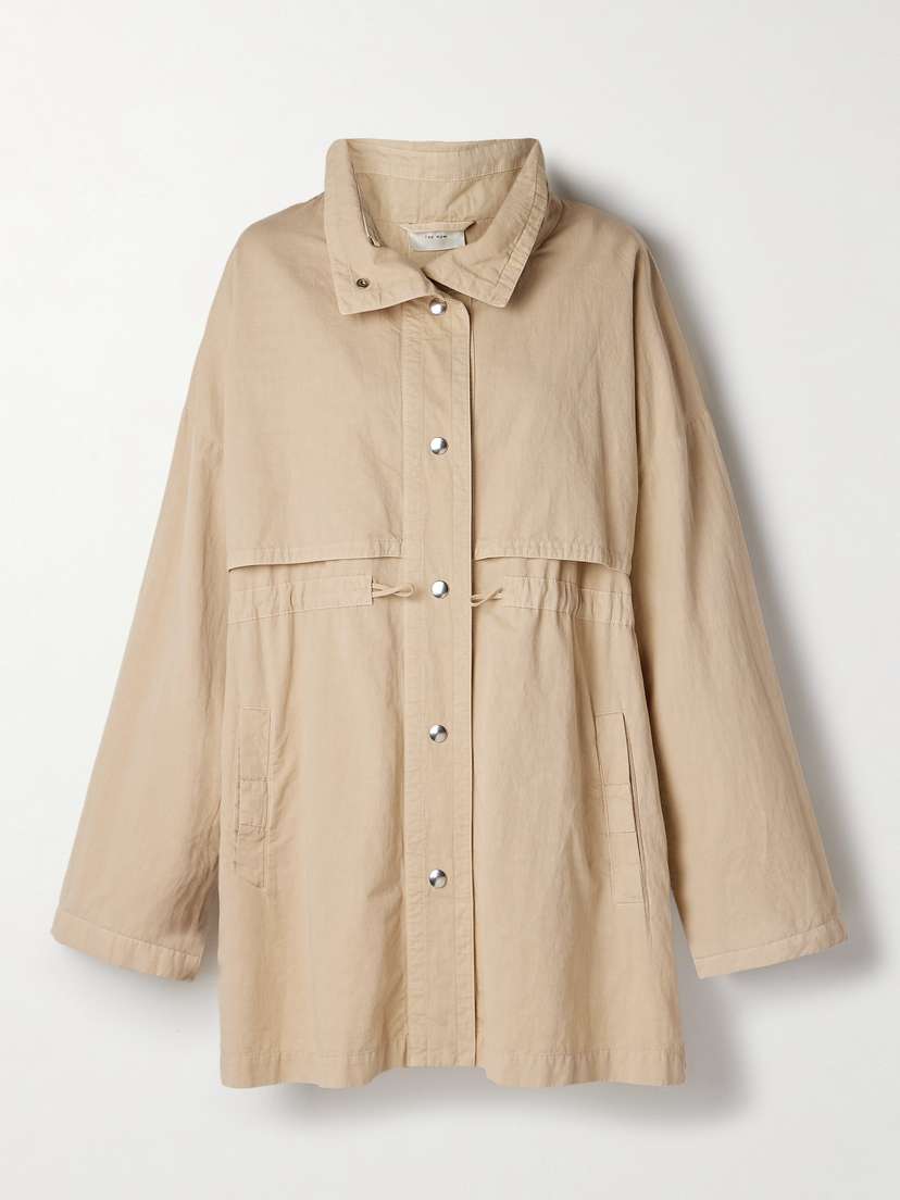 The Row Herbie Cotton And Linen-blend Jacket