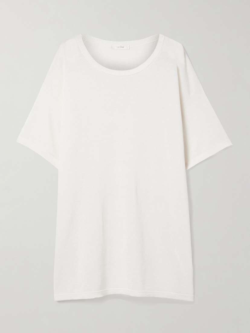 The Row Jiselle Oversized Knitted T-shirt