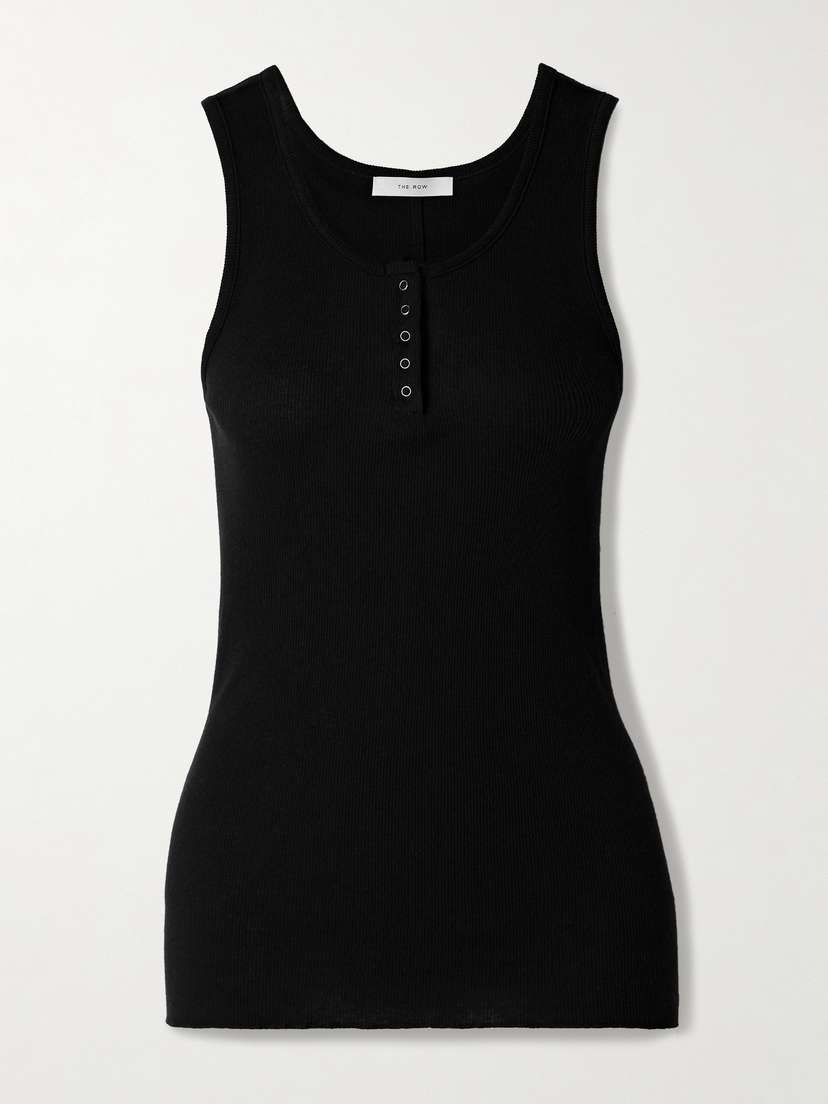 The Row Mansel Ribbed Cotton-blend Tank