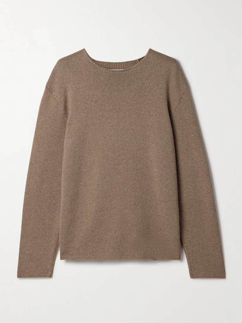 The Row Jhaio Cotton And Wool-blend Sweater