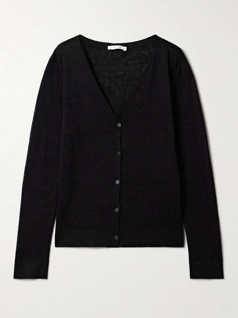 The Row Jheel Linen-blend Cardigan