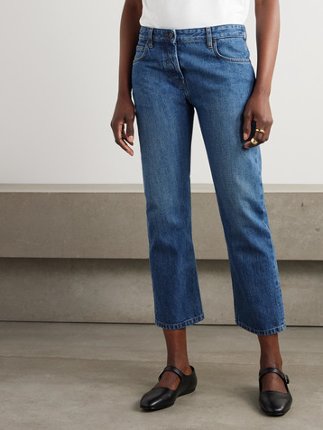 The Row Riaco mid-rise straight-leg jeans