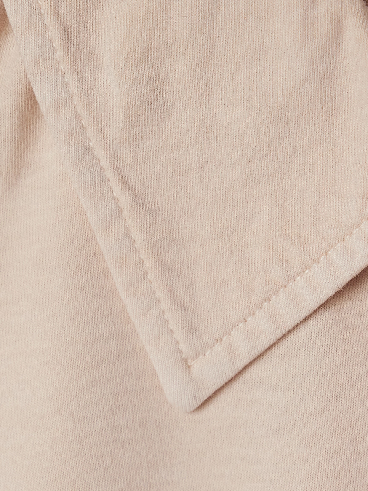 The Row Roddie Brushed Cotton-jersey Polo Shirt In Pink