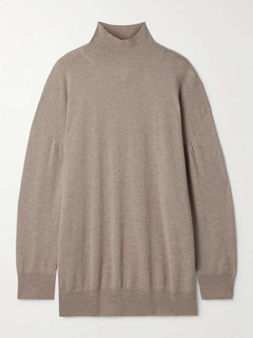 The Row Jabari Cashmere Turtleneck Sweater