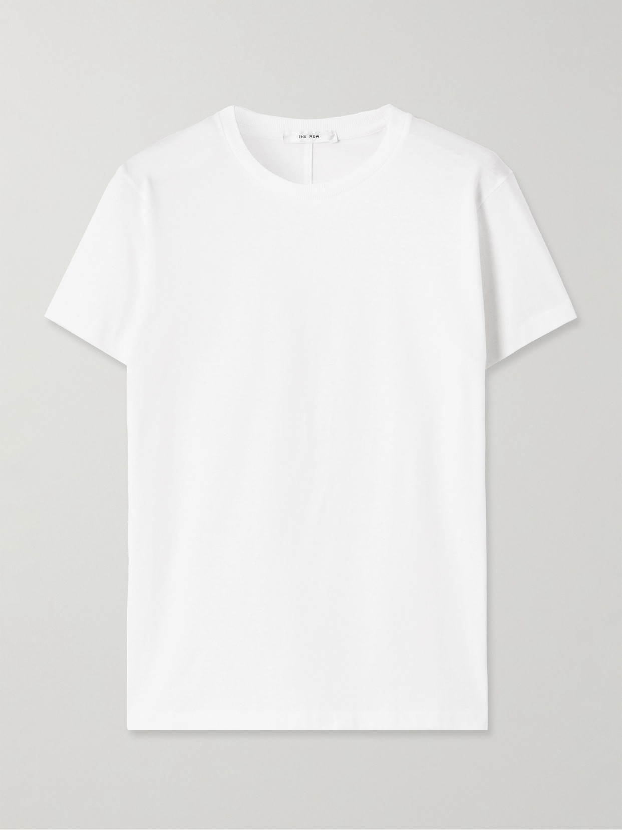 The Row Isha Oversize Cotton Jersey T-shirt In White