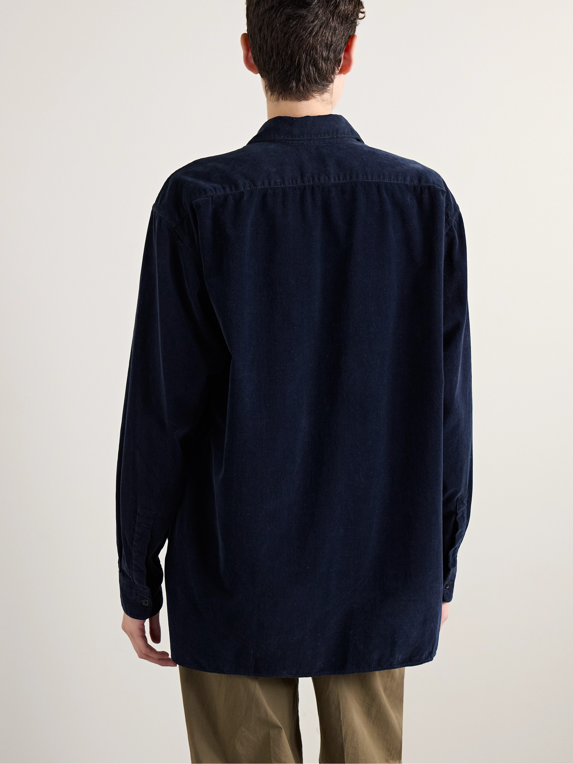 The Row Nesson cotton-corduroy shirt