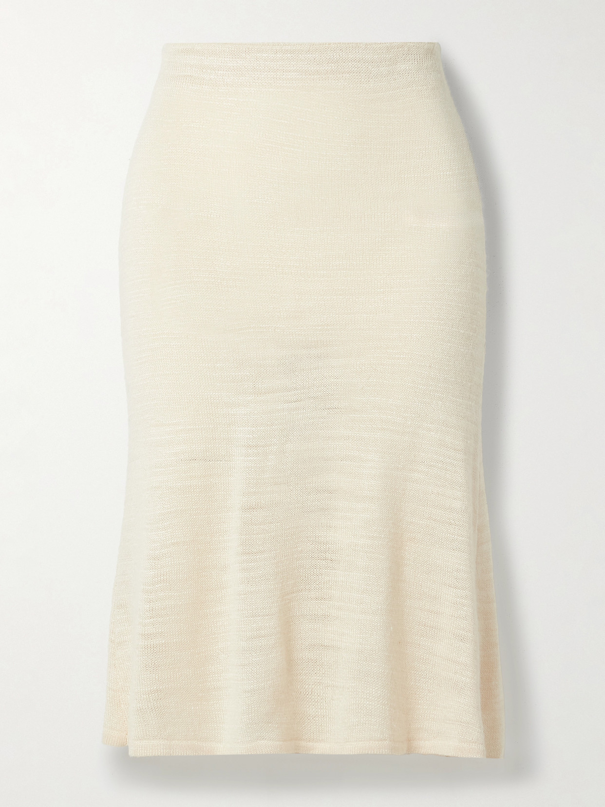 The Row Jesto Silk-blend Skirt In Neutrals