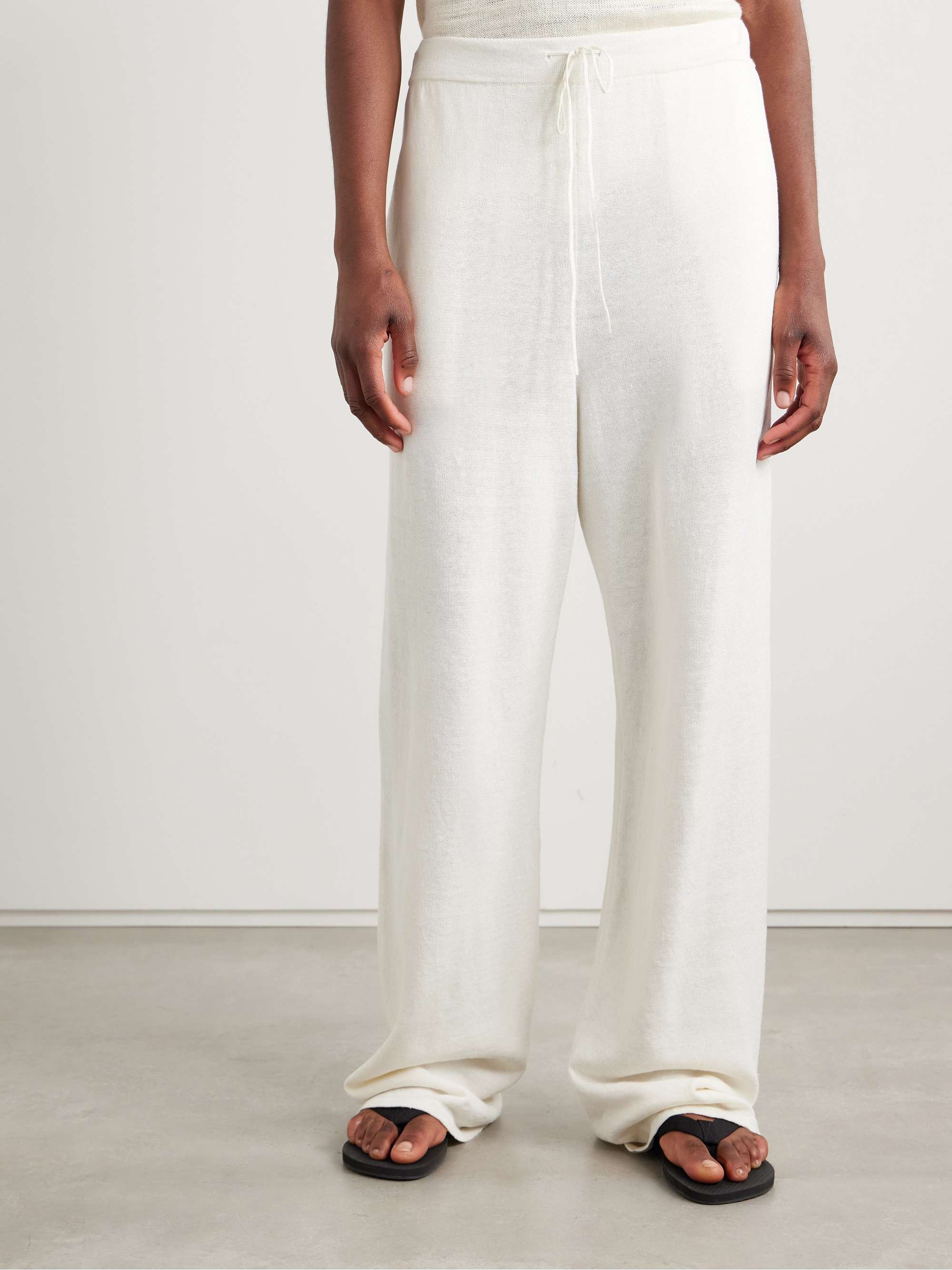 THE ROW Jory linen-blend wide-leg pants | NET-A-PORTER