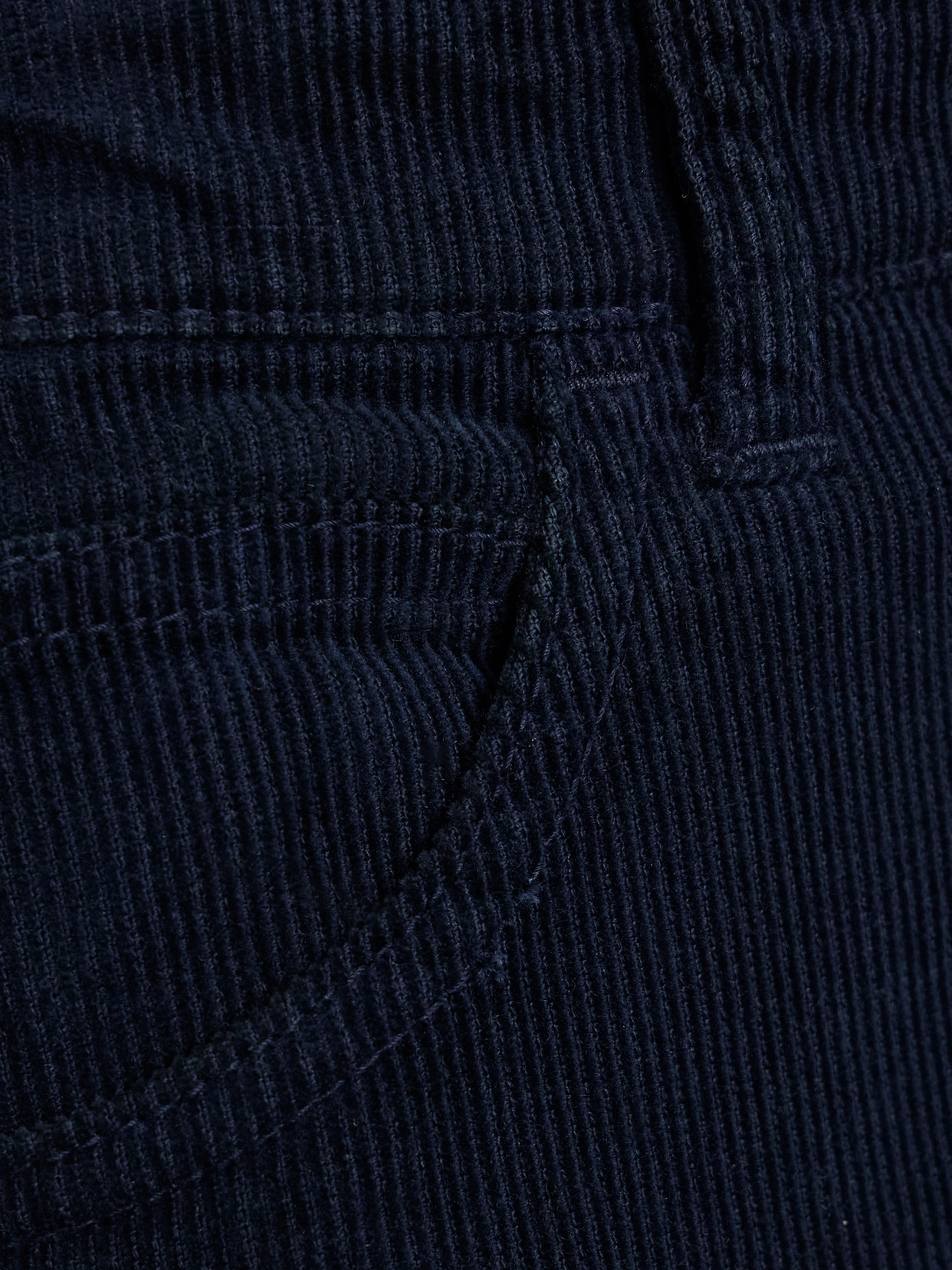 The Row Carlyl Cotton-corduroy Straight-leg Pants In Blue