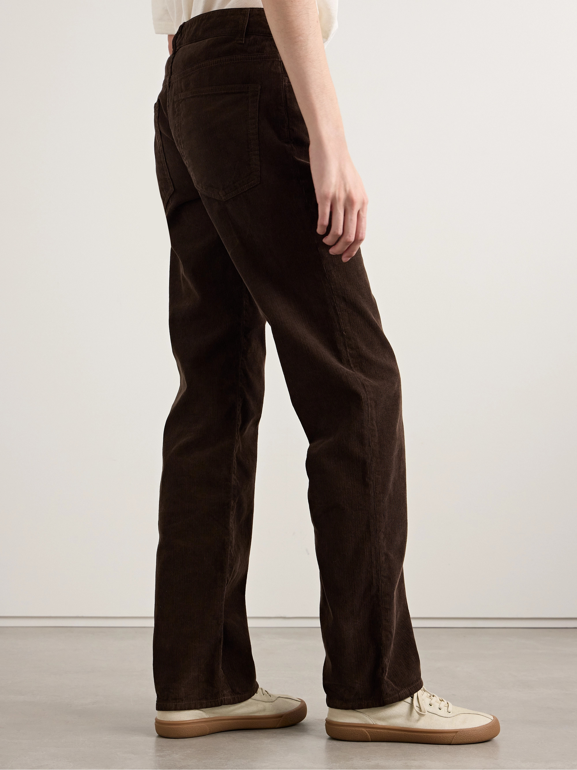The Row - Carlyl cotton-corduroy straight leg pants | Plush