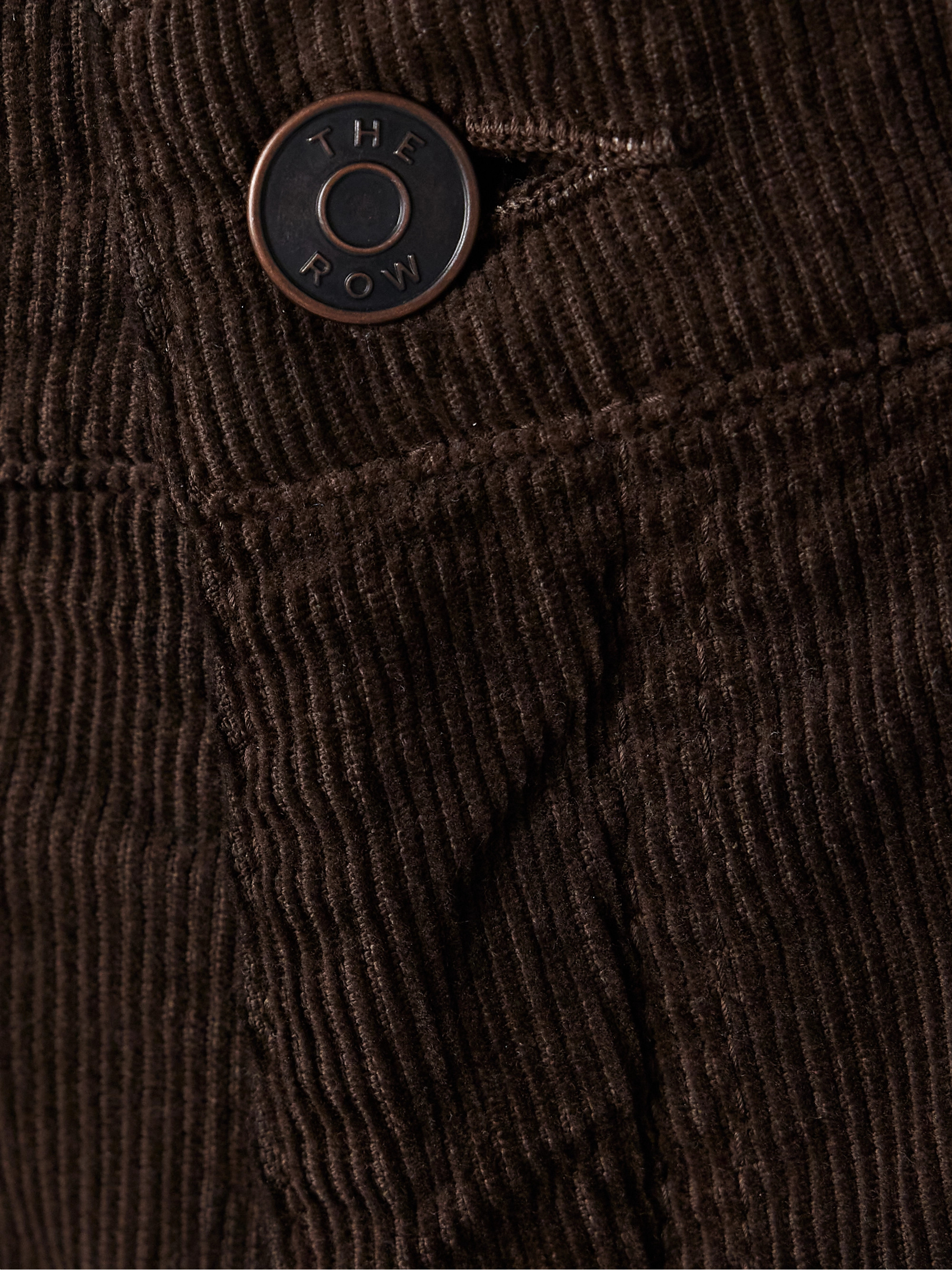 The Row Carlyl Pant コーデュロイ Dark Coffee