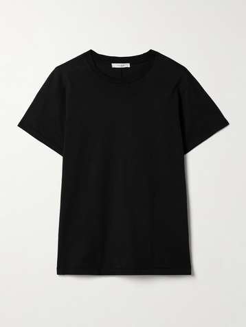 Errigal T-Shirt Black in Cotton – The Row