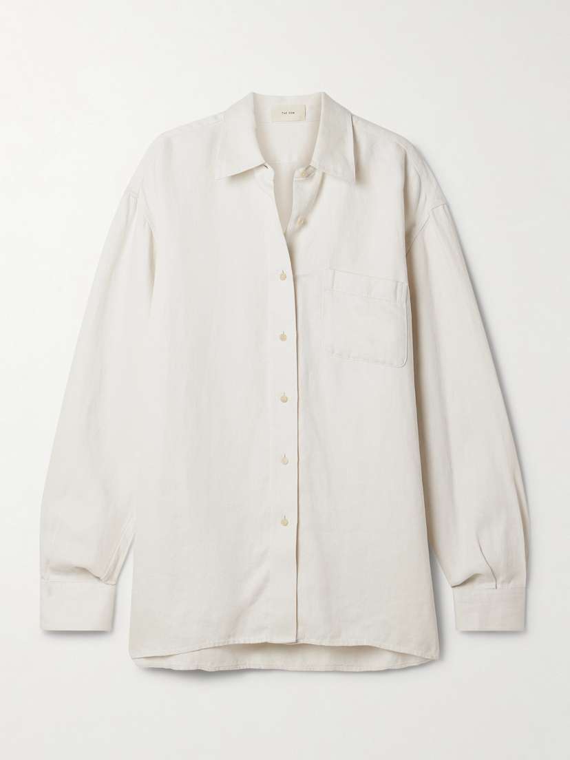 The Row Nesson Linen-twill Shirt