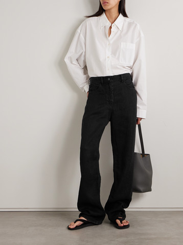 The Row Tarley high-rise straight-leg jeans