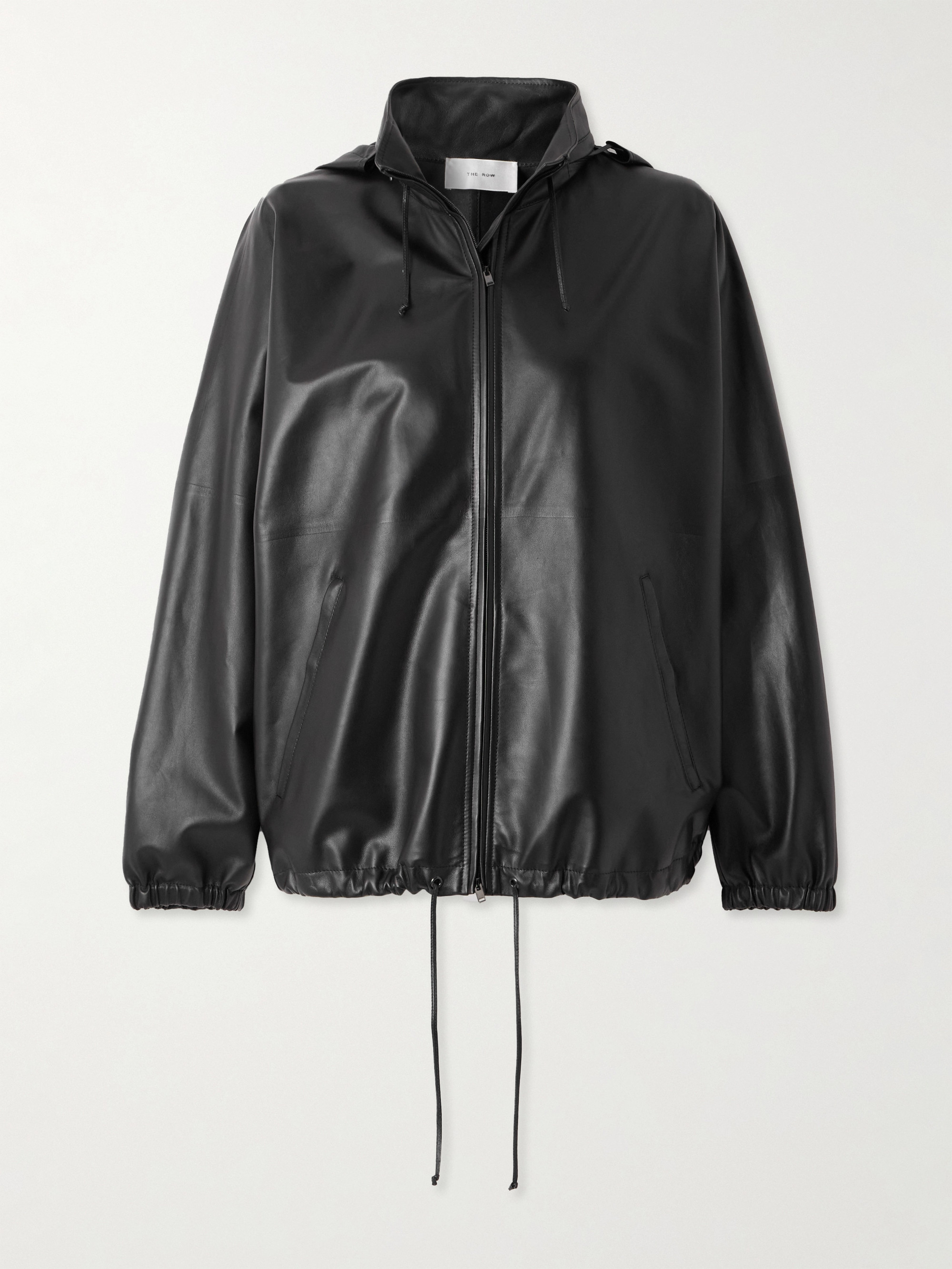 The Row Jilly leather jacket