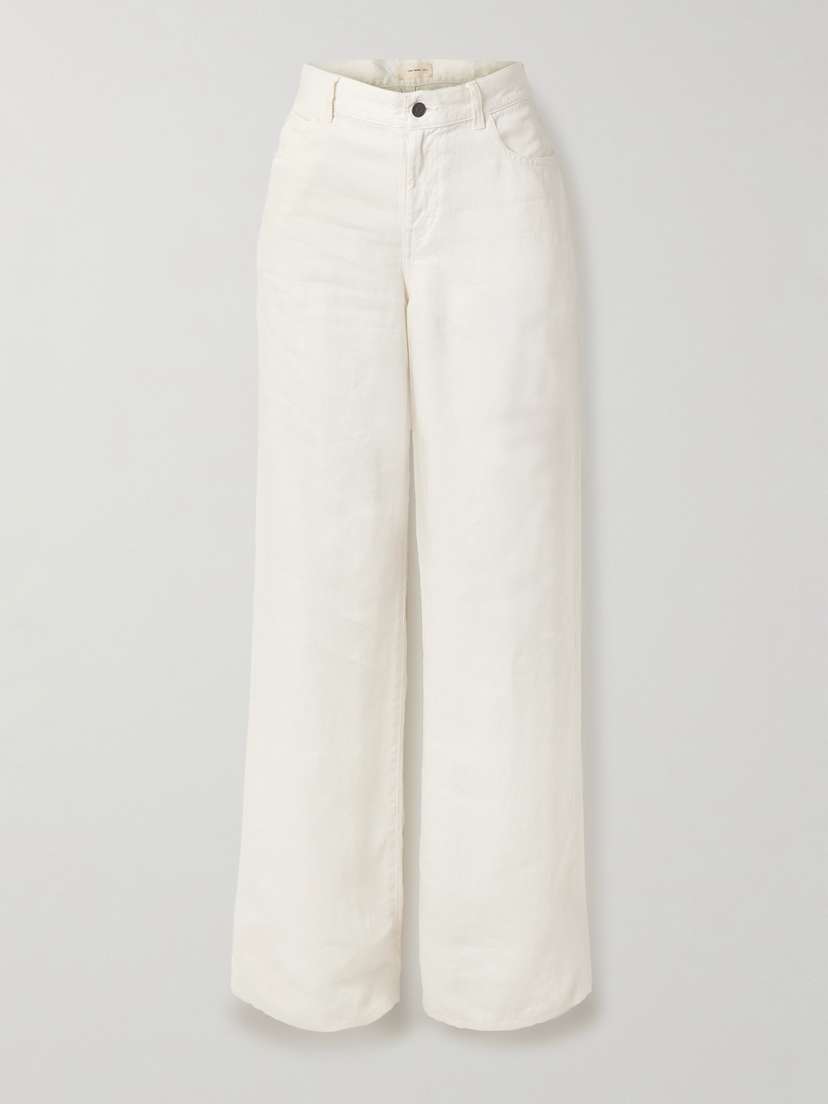 The Row Eglitta Linen Wide-leg Pants