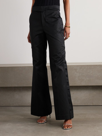 Sasuphi Elettra cotton-twill wide-leg pants