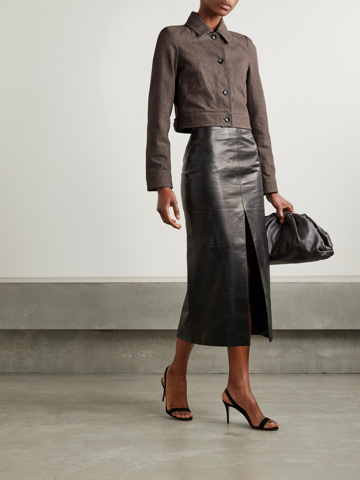 Max Mara "carp" Jacket Cotton In Brown