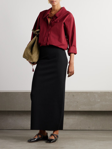 Max Mara Alce knitted maxi skirt