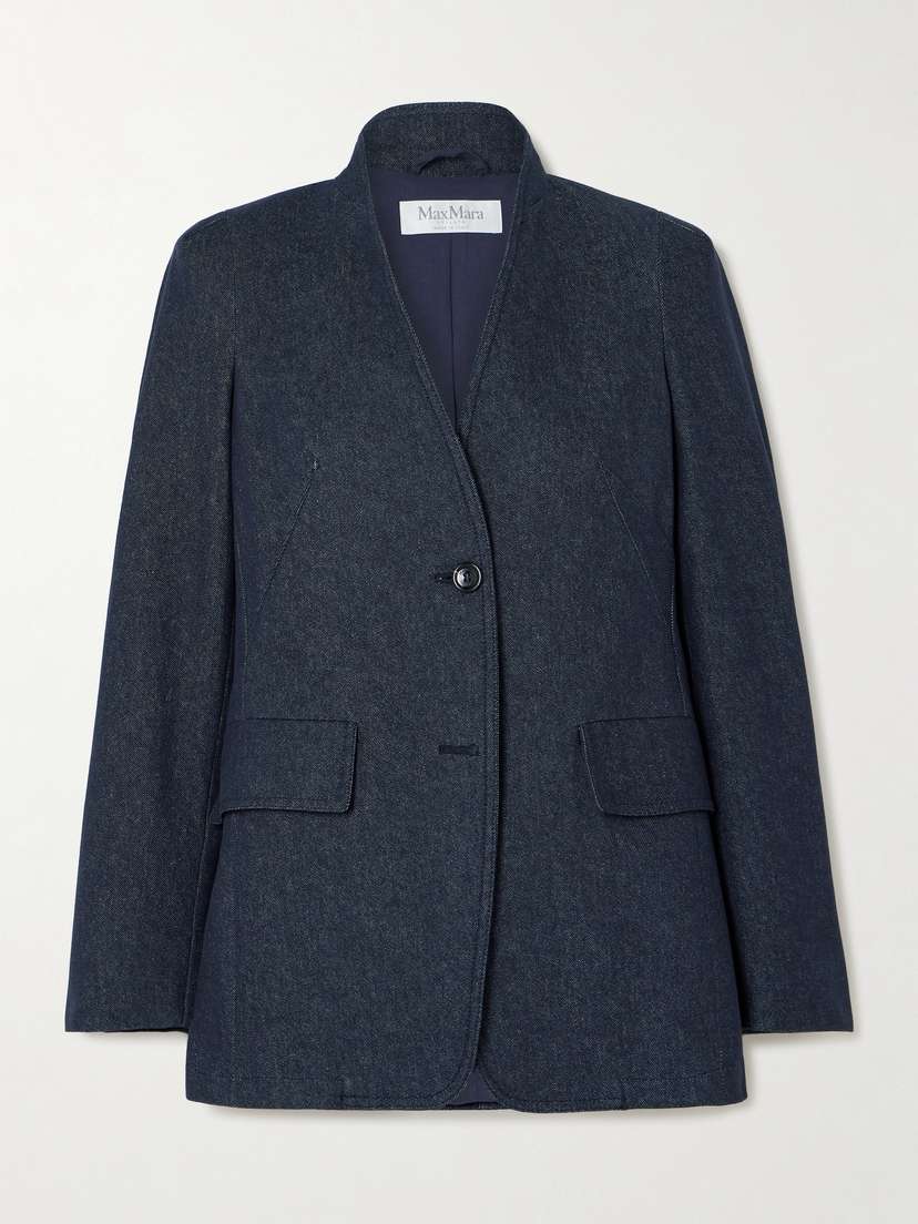 Max Mara — Beatrice denim blazer