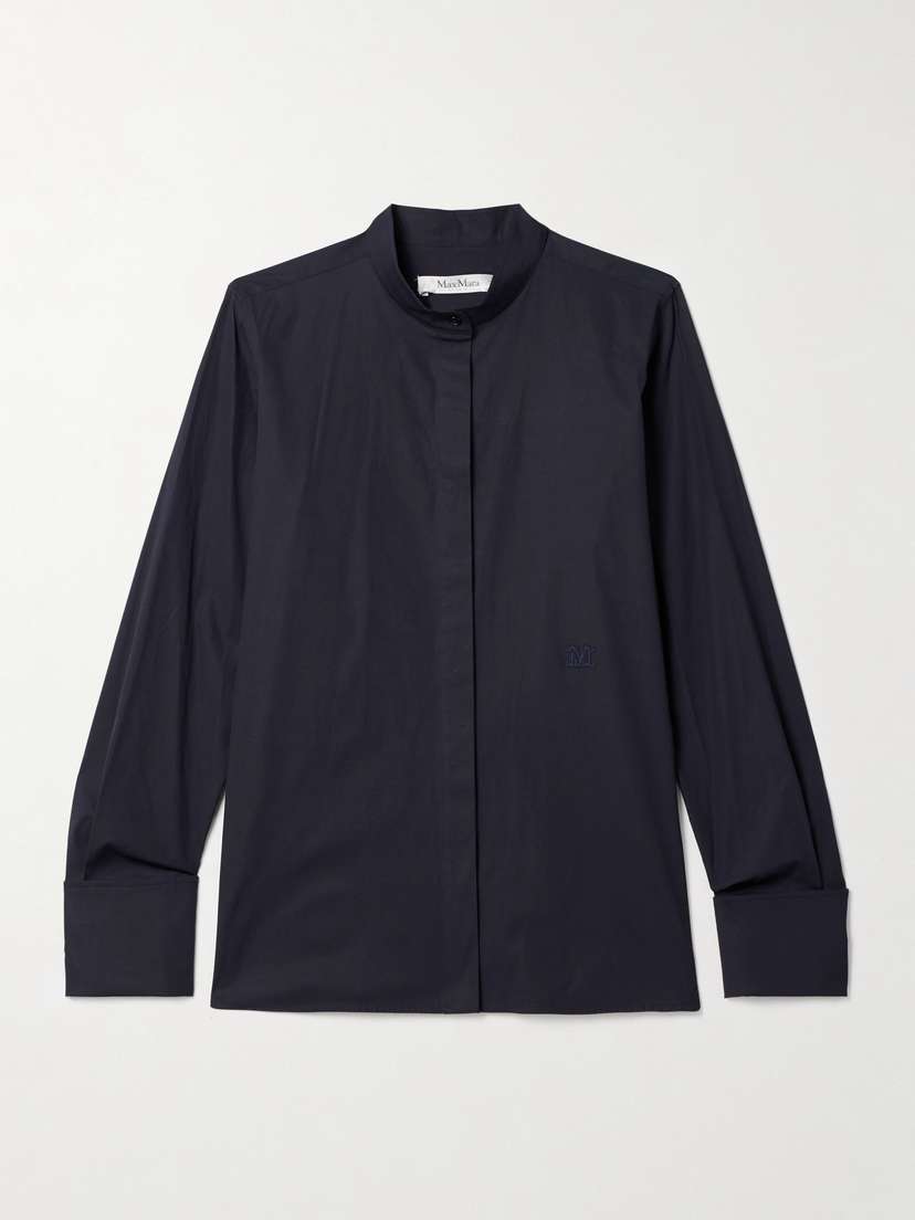 Max Mara Arduino Cotton-blend Poplin Shirt
