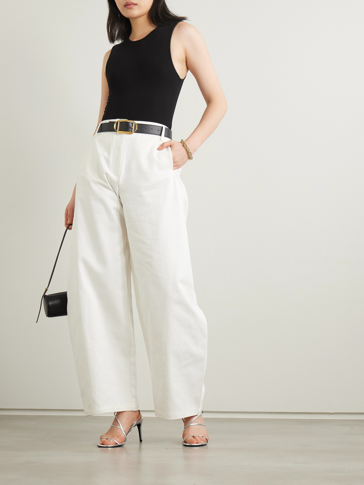 Esse Studios Illi Ponte Bodysuit In Black