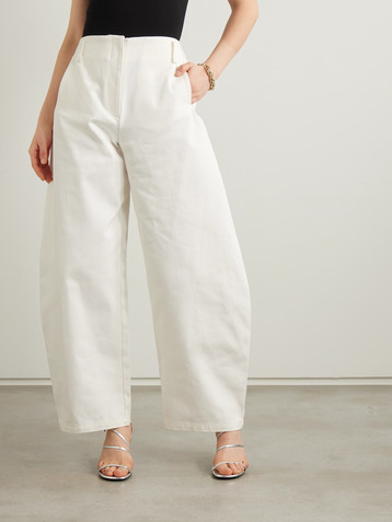 Esse Studios Meki Cocoon high-rise barrel-leg jeans