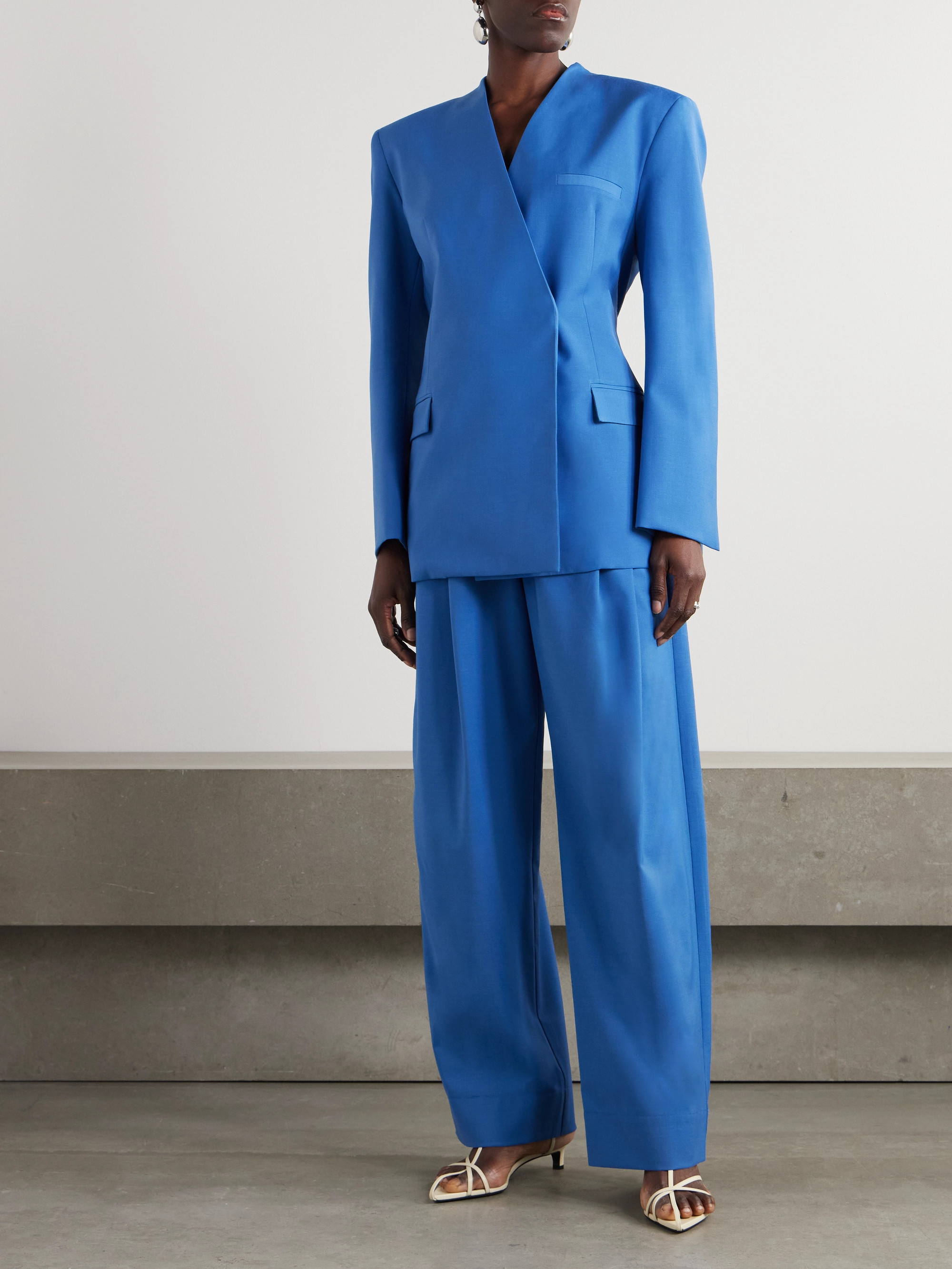 Esse Studios Homme double-breasted oversized woven blazer