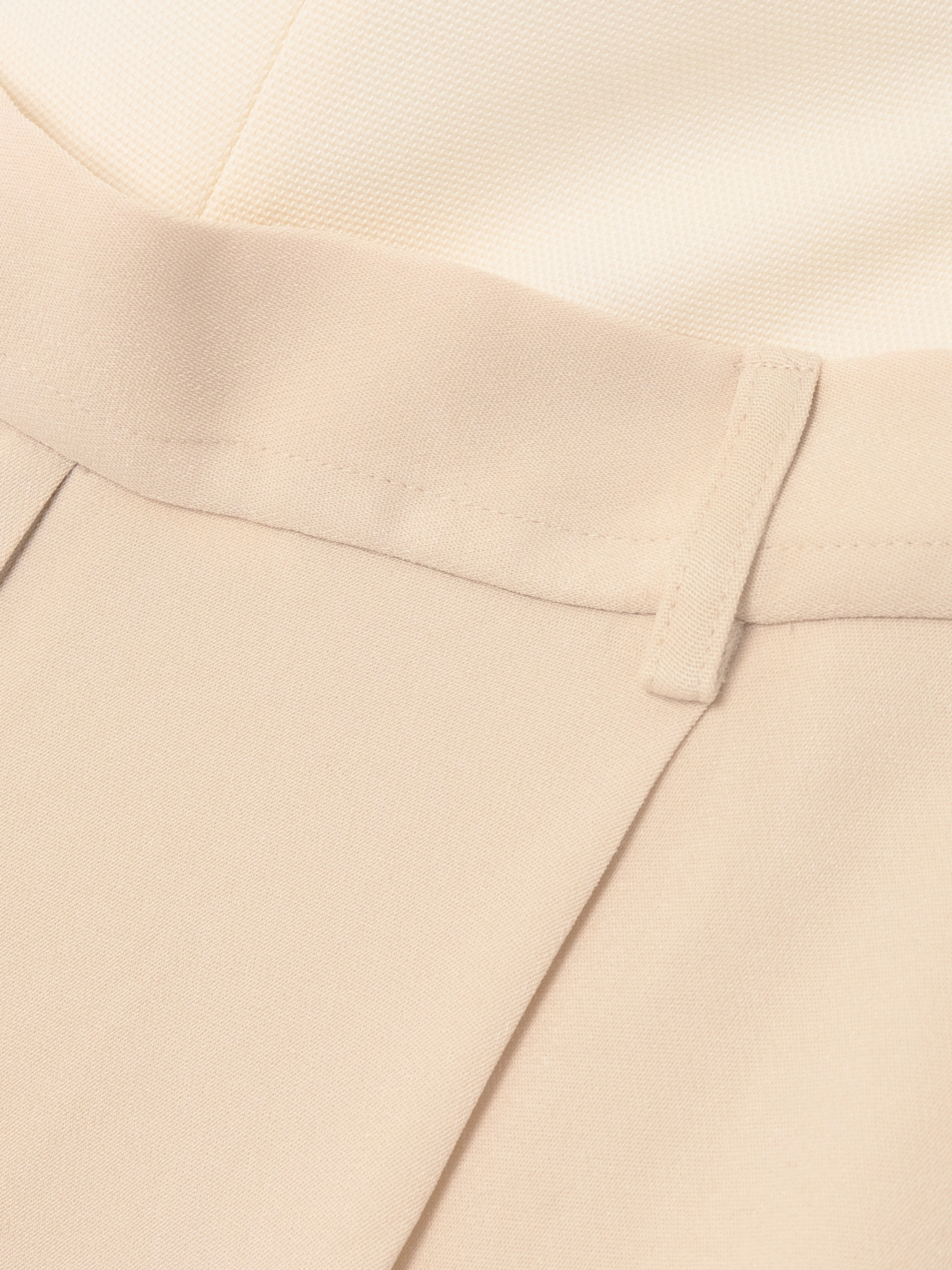 Esse Studios Sommar Duo piqué-trimmed crepe wide-leg pants
