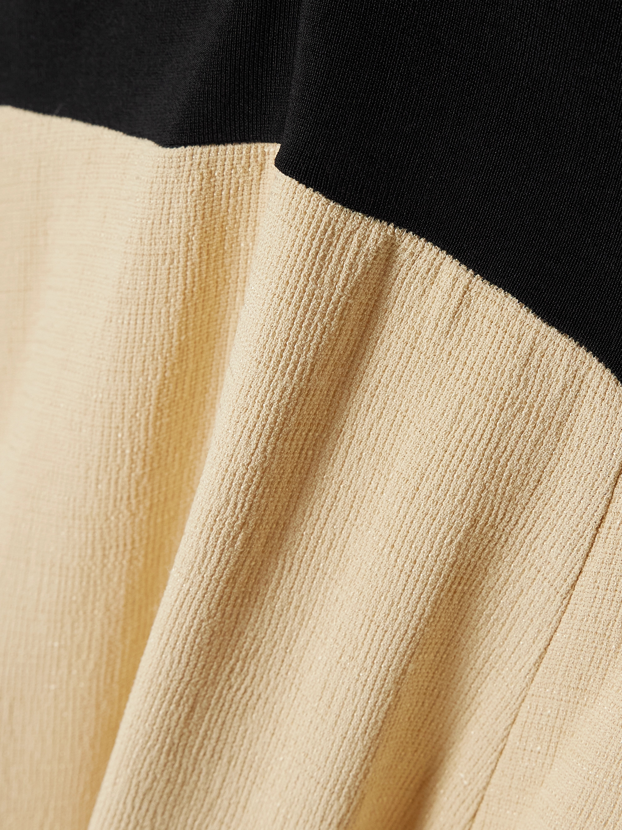 Esse Studios Dasha Duo asymmetric cutout stretch-knit and gauze maxi dress