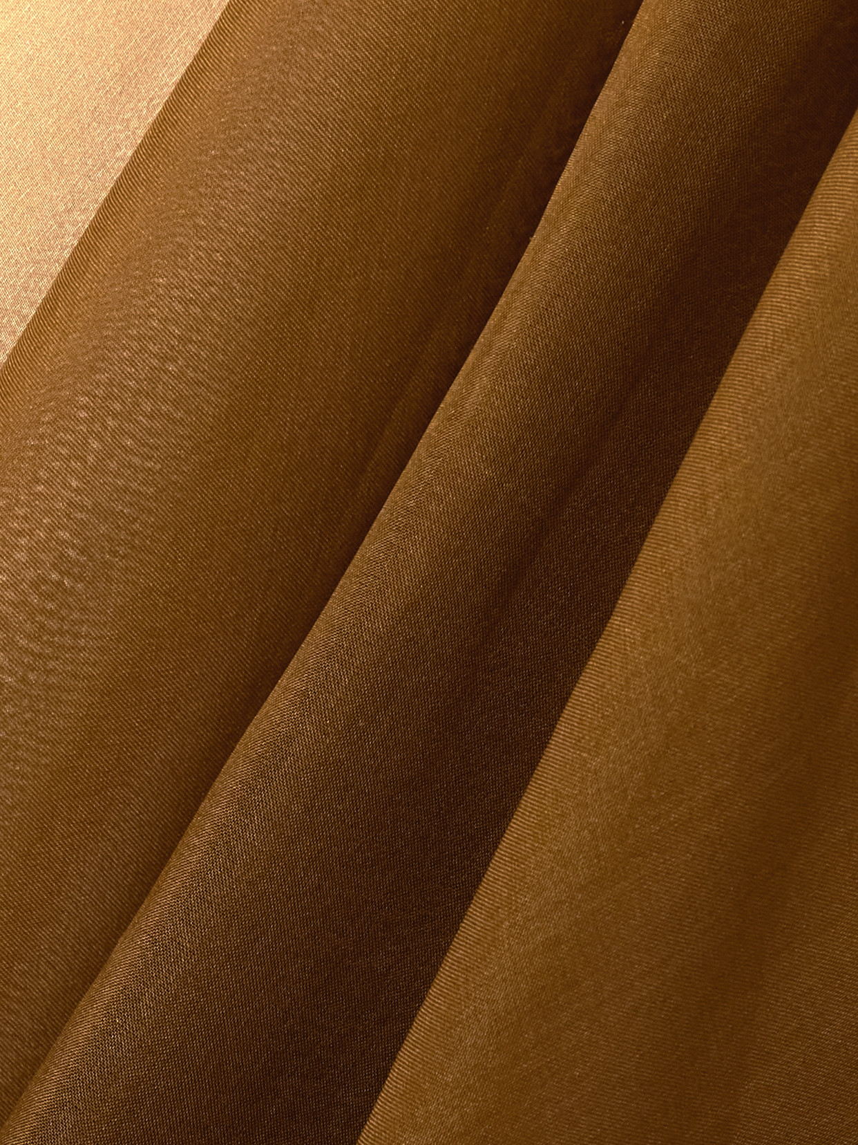 Esse Studios Aire Scarf-effect Satin-trimmed Stretch-knit And Silk-organza Maxi Dress In Brown