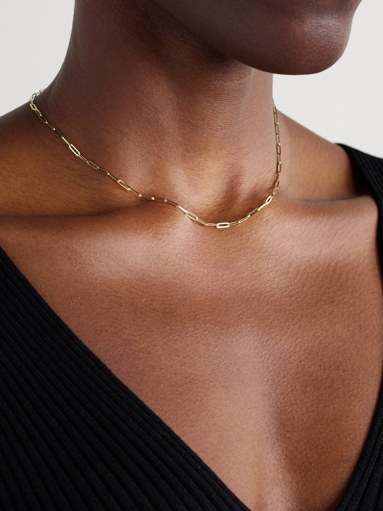 Pascale Monvoisin Louise 9-karat Yellow And White Gold Diamond Necklace In Gold