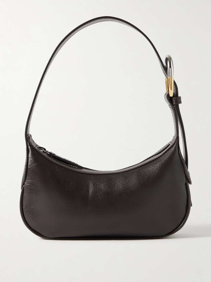 Staud Owen Leather Shoulder Bag