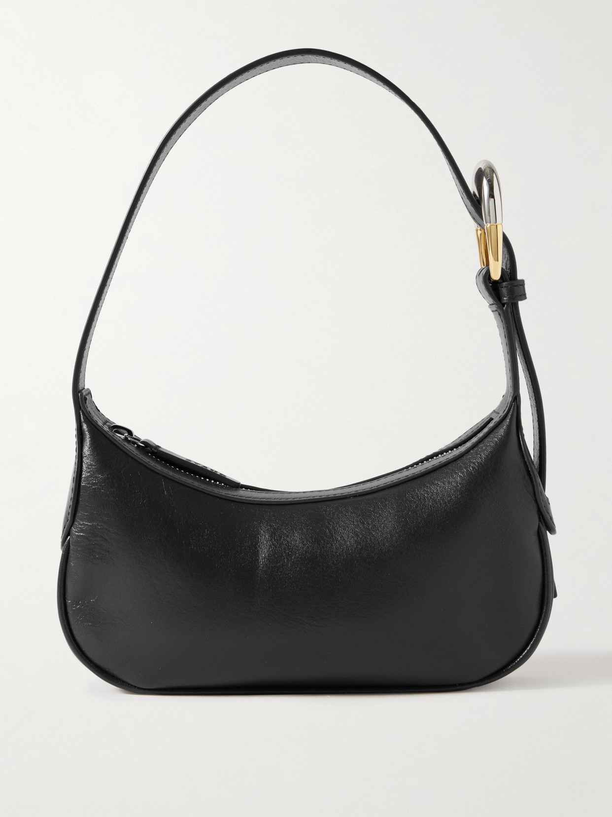 STAUD - Owen Leather Shoulder Bag - Black