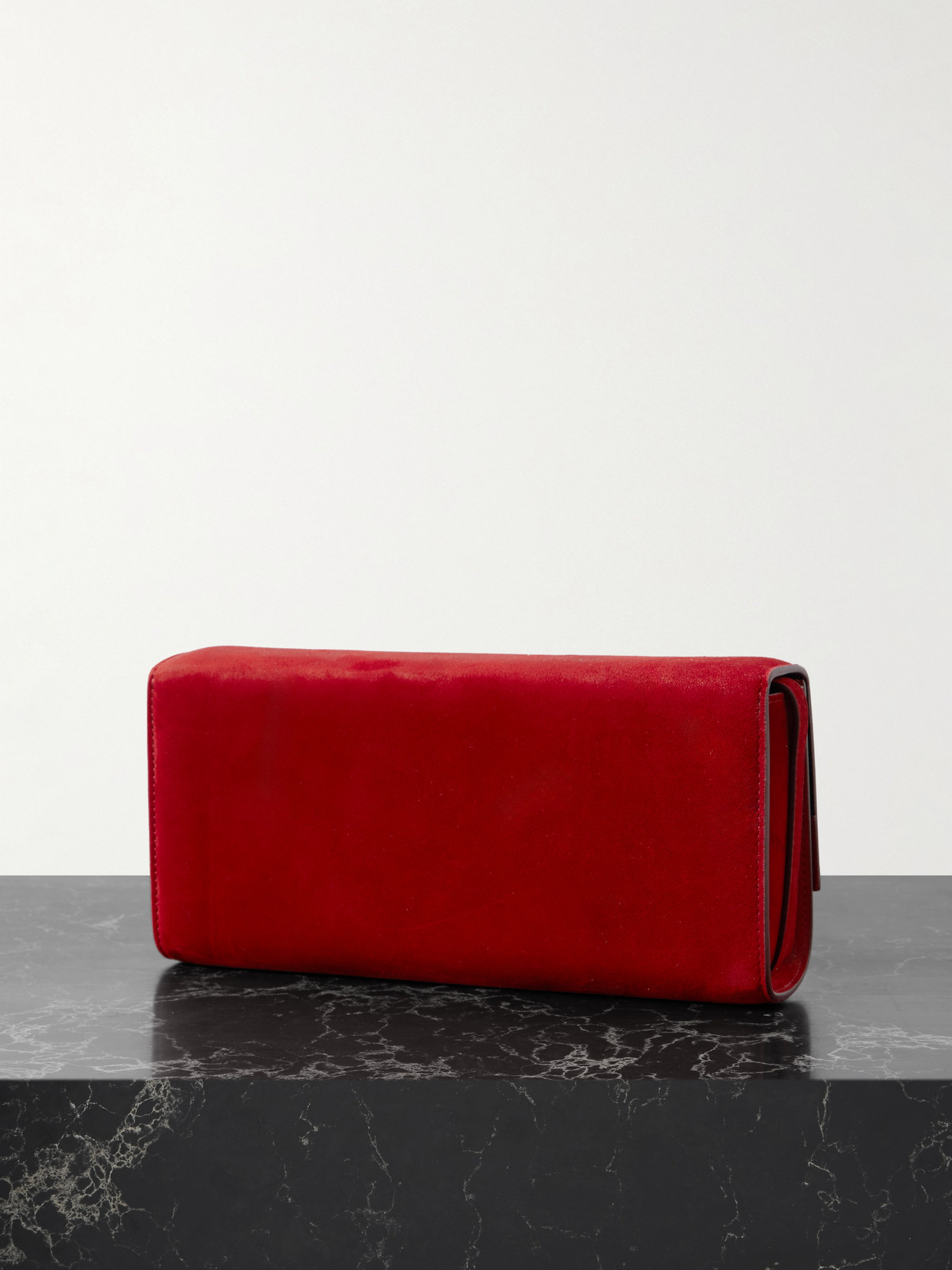 Marni Vhs E/w Embellished Suede Shoulder Bag