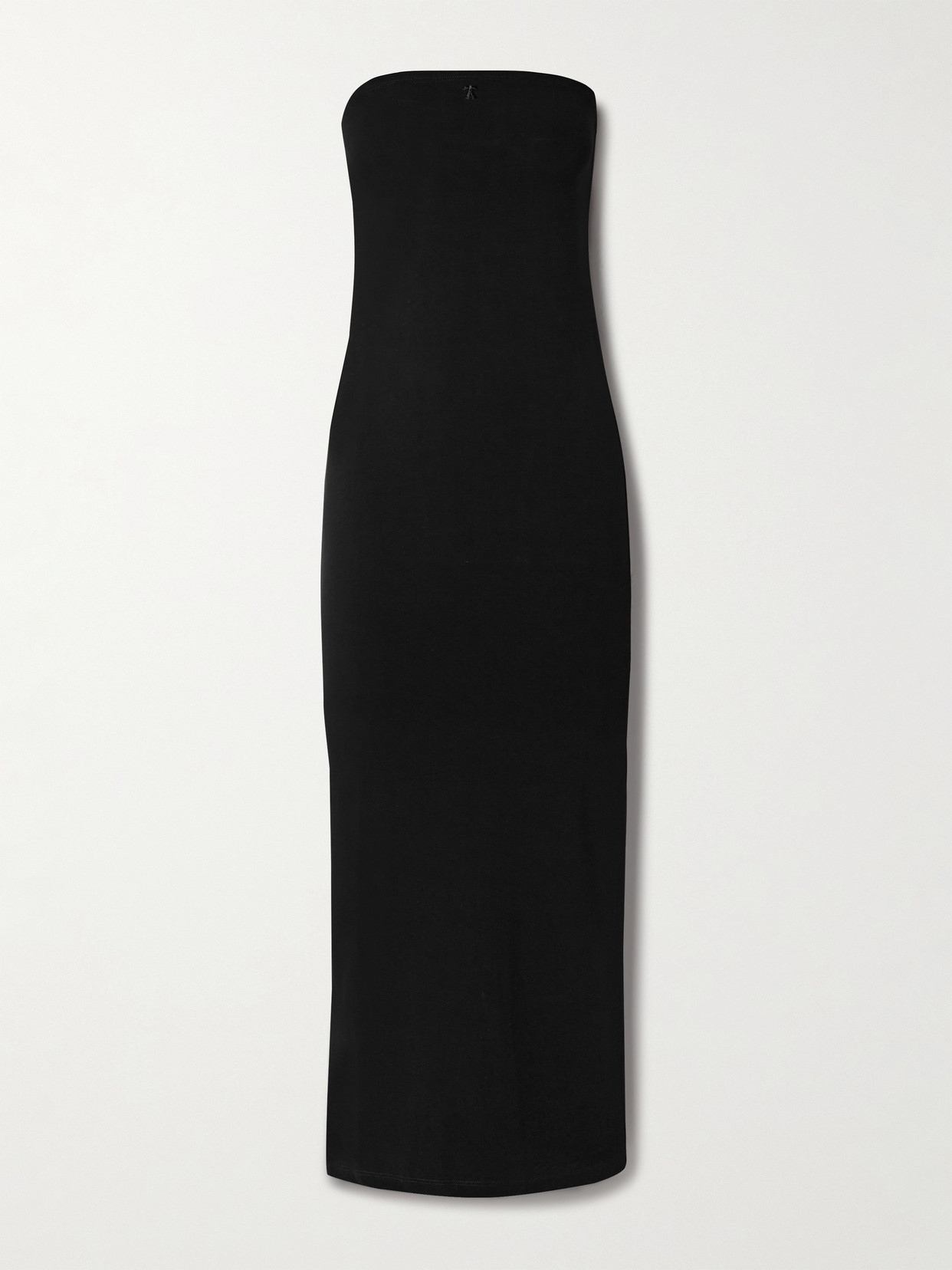 The Park - Kate Strapless Stretch-tencelâ„¢ Lyocell Jersey Midi Dress - Black