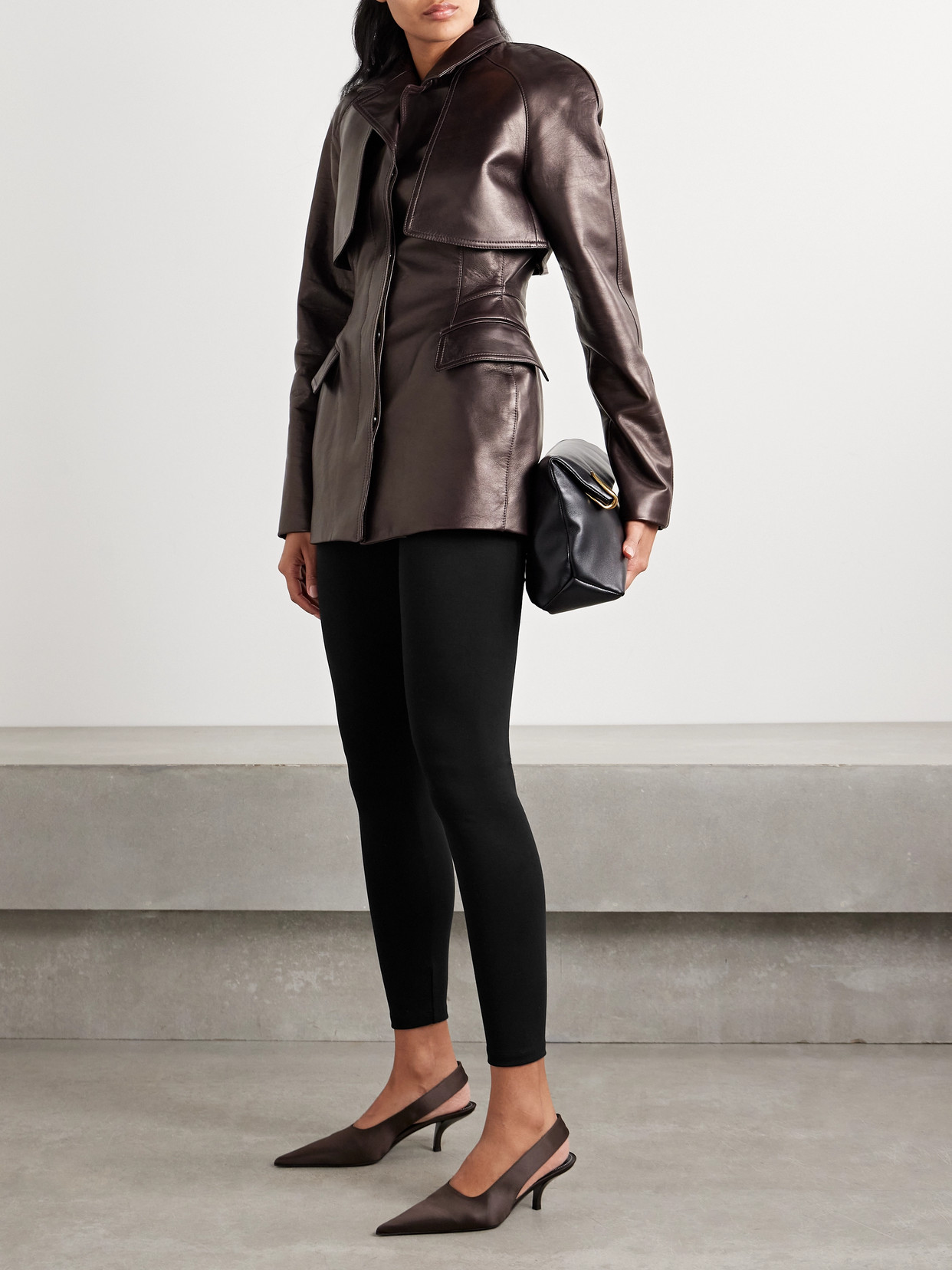 THE PARK JOSIE STRETCH-TENCEL™ LYOCELL JERSEY LEGGINGS