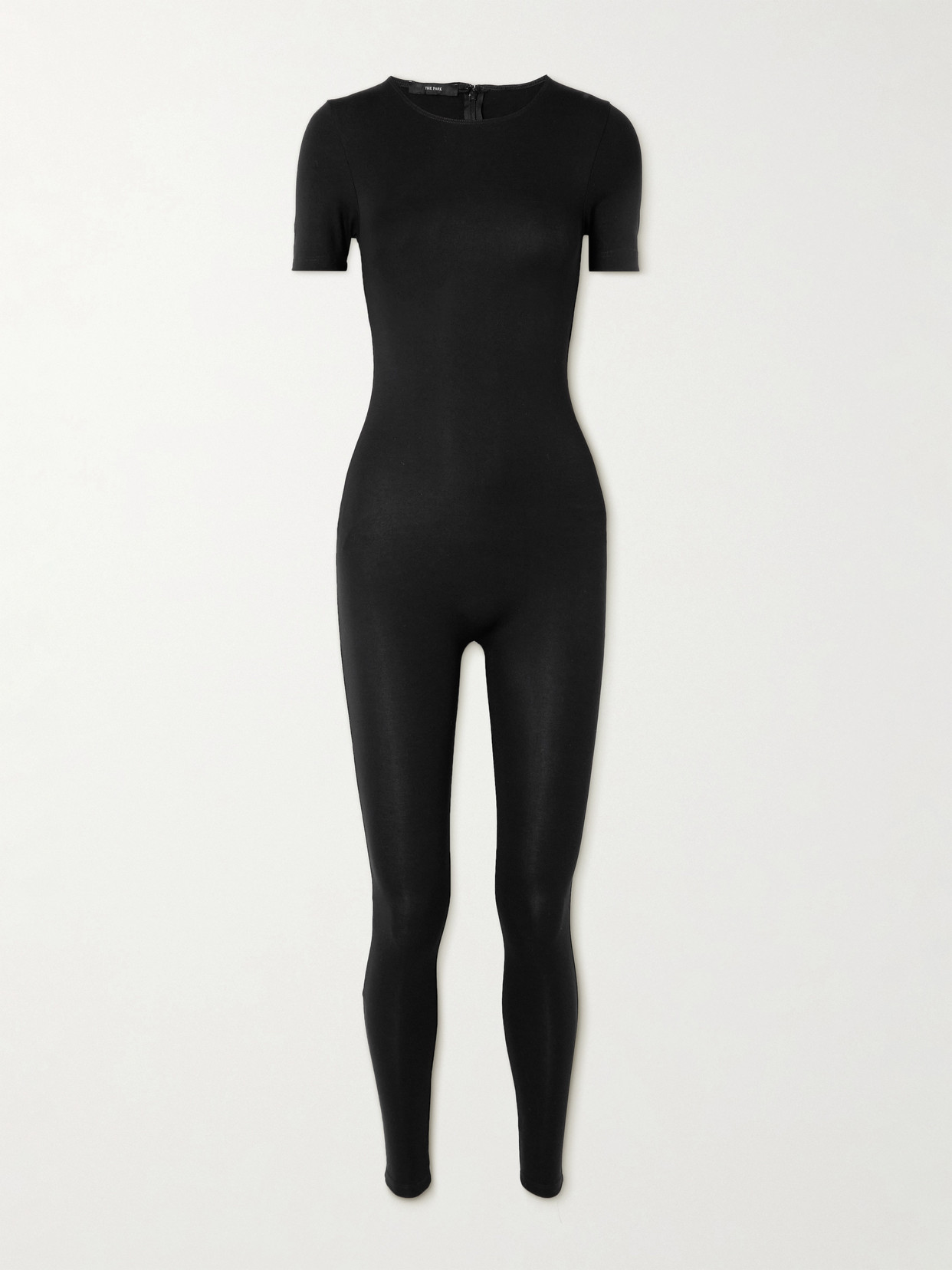 The Park Shari Stretch-tencel™ Lyocell Jumpsuit In Black