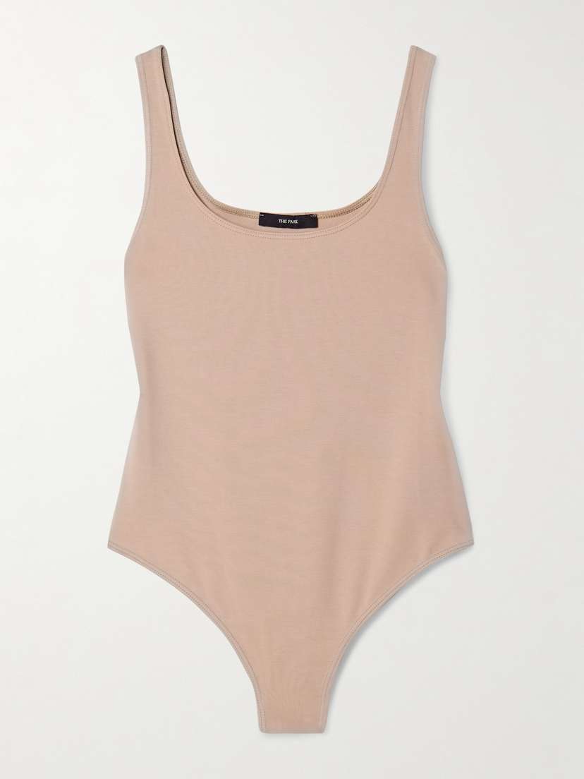 The Park Lisa Stretch-tencel™ Lyocell Thong Bodysuit