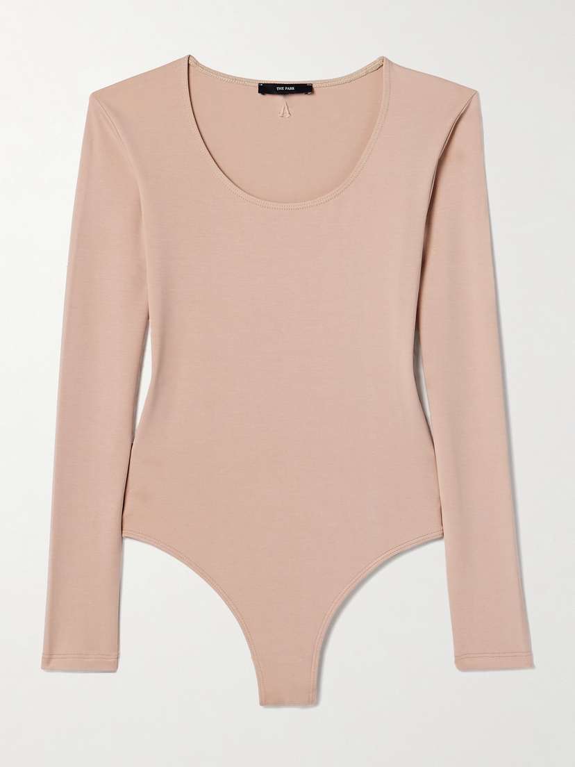 The Park Donna Stretch-tencel™ Lyocell Thong Bodysuit