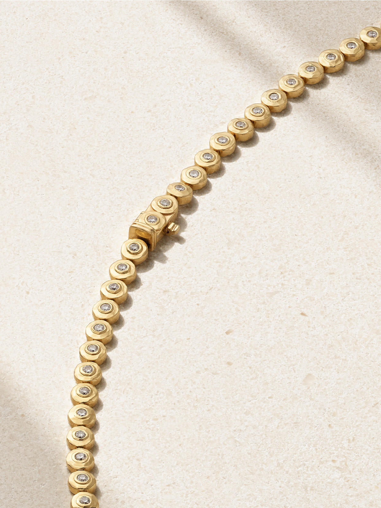 Octavia Elizabeth Blossom 18-karat Recycled Gold Diamond Necklace In Gold