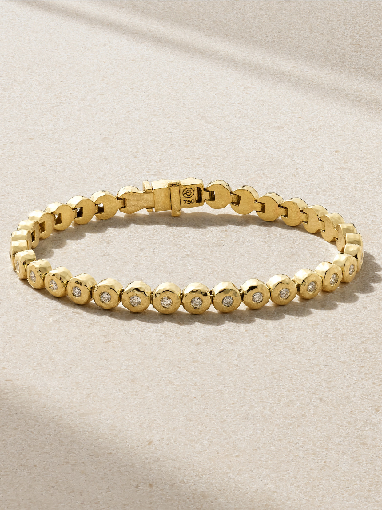 Octavia Elizabeth Blossom 18-karat Recycled Gold Diamond Bracelet