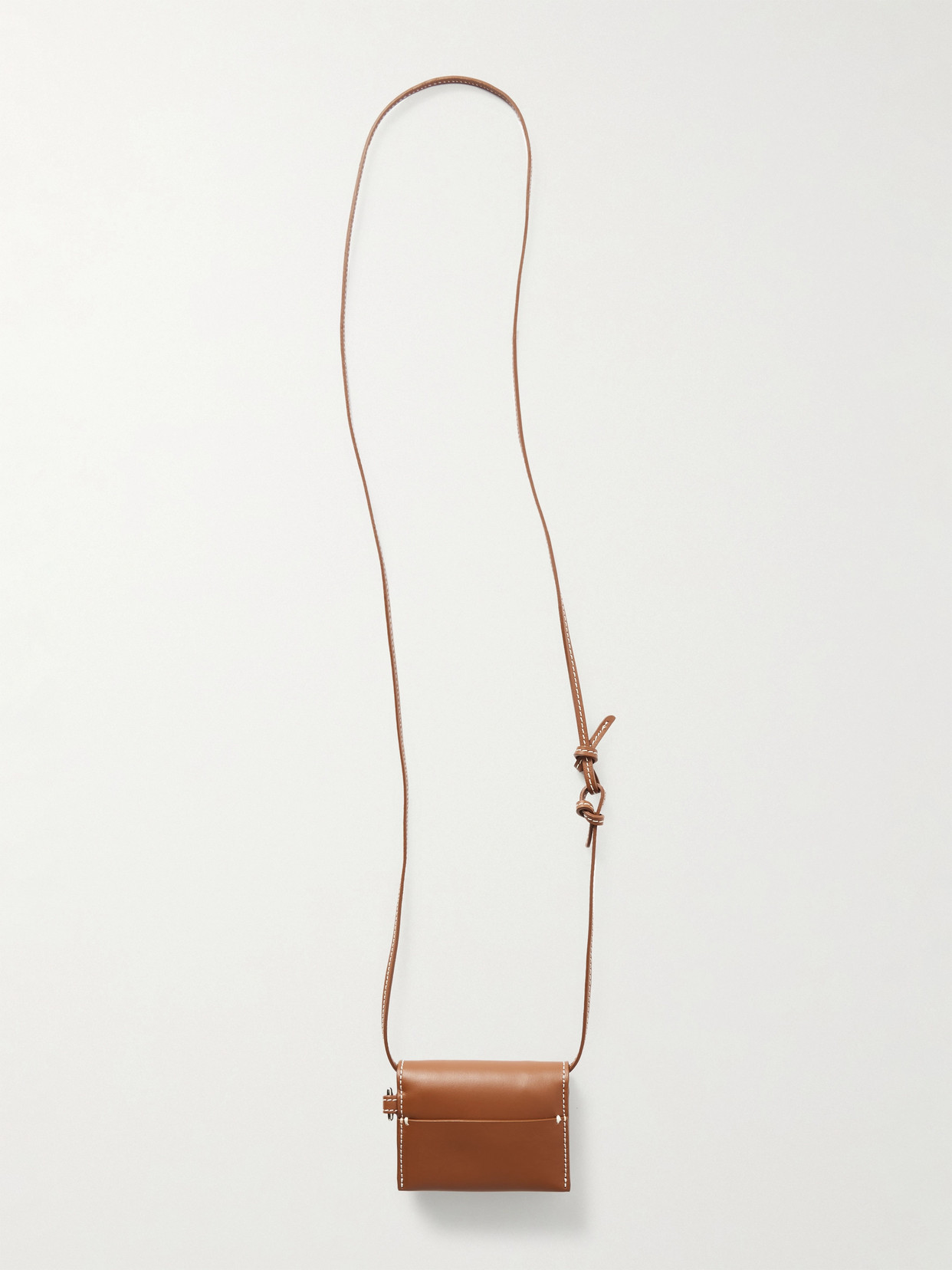 Lie Studio Stella Leather Wallet In Brown