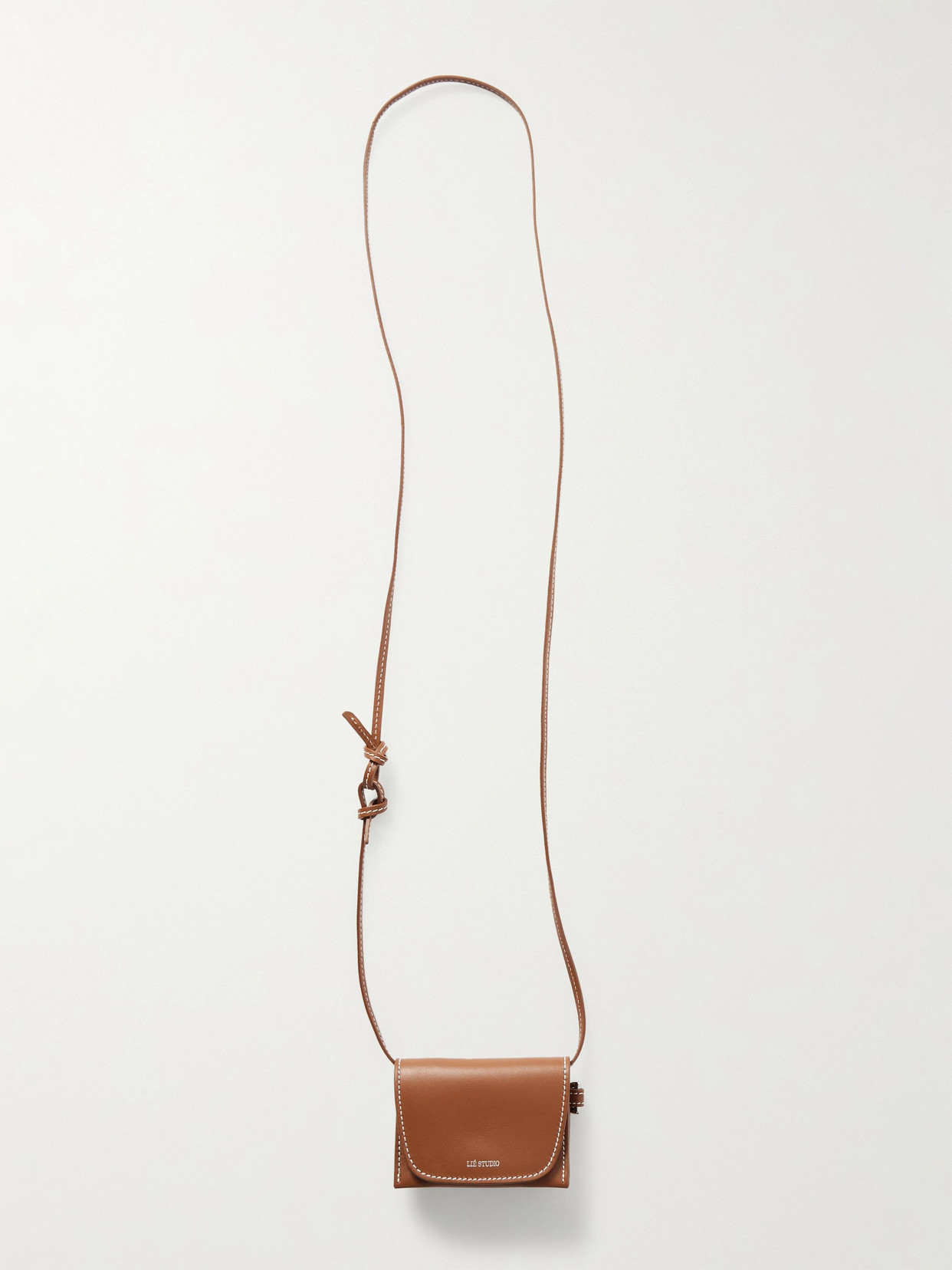 Lie Studio Stella Leather Wallet In Brown