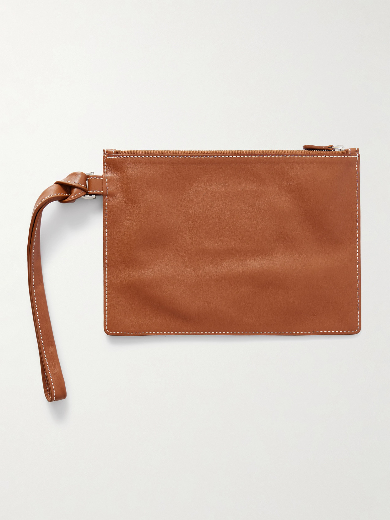 Lie Studio The Charlie Clutch Bag In Brown