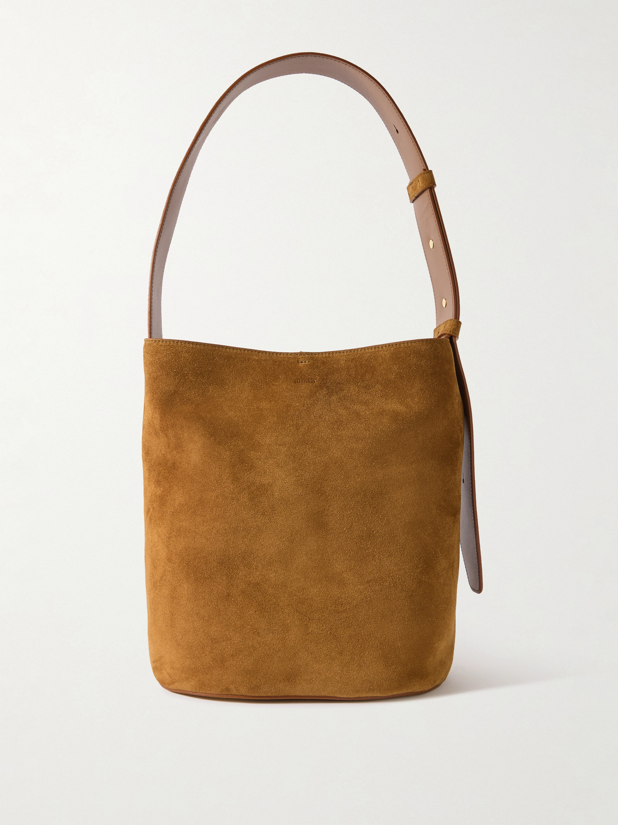 Lie Studio Norma Suede Tote In Brown