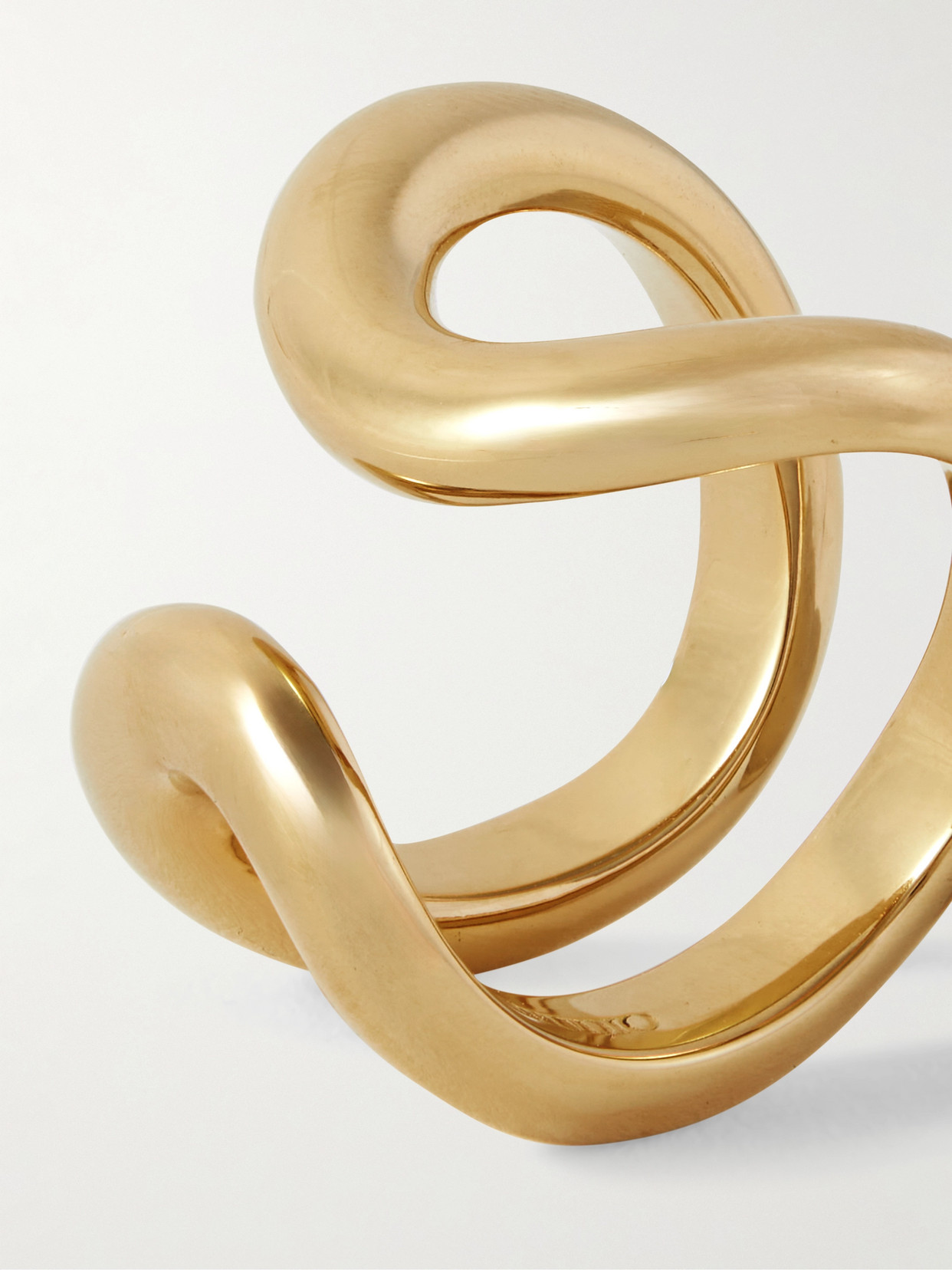 Lie Studio The Alma Gold-tone Ring In Gold