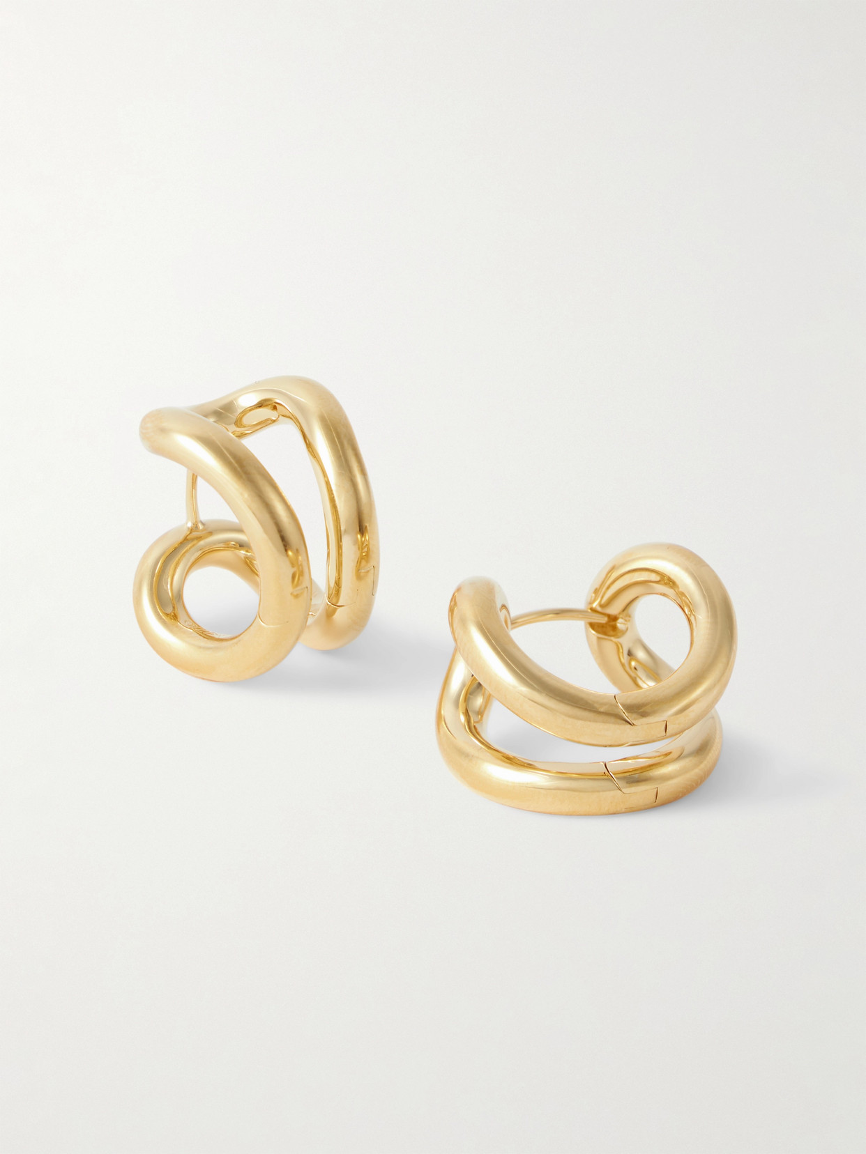 LIÉ STUDIO - The Steffie Gold-plated Earrings - One size