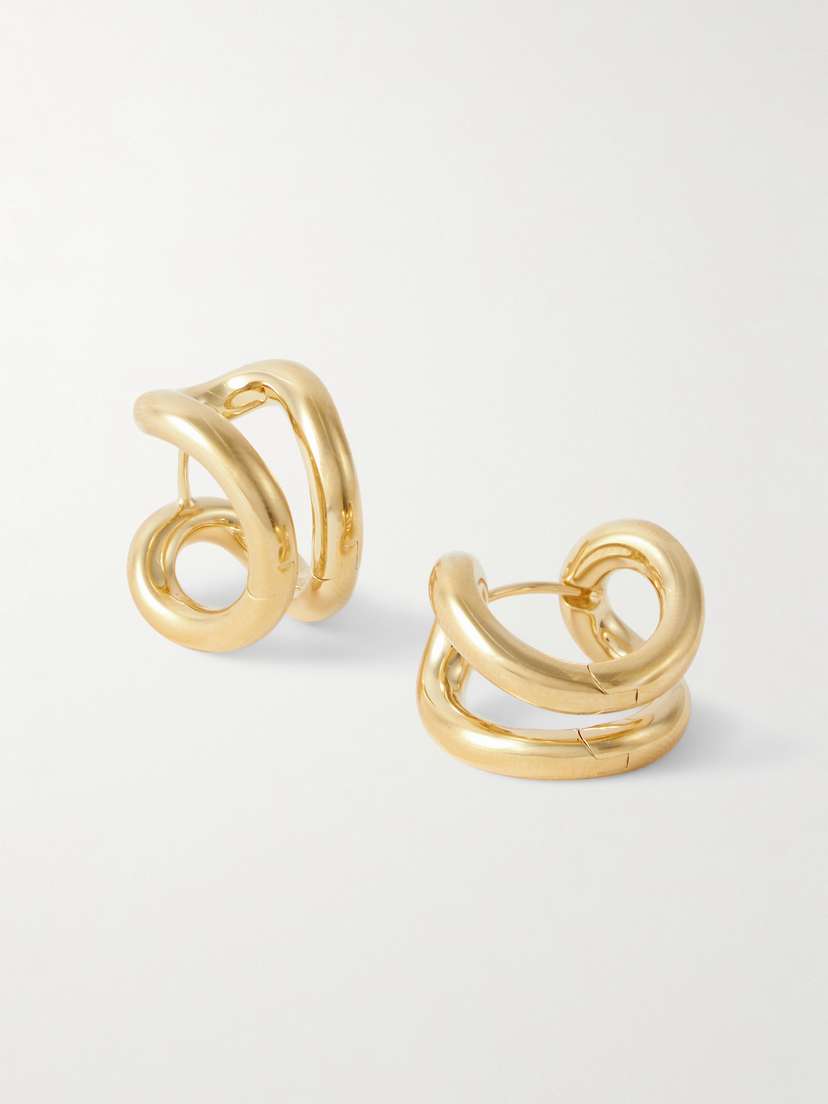 LIÉ STUDIO The Steffie Gold-plated Earrings
