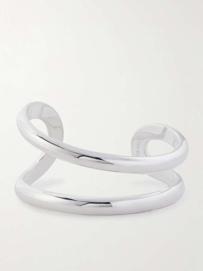 LIÉ STUDIO The Maggie Silver-tone Bangle